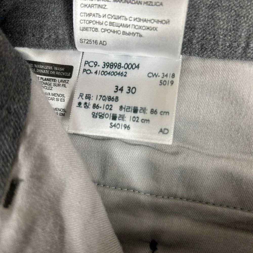 Dockers Men's 34 x 29 Pants Stretch Chino Straight Leg Casual Office Comfort